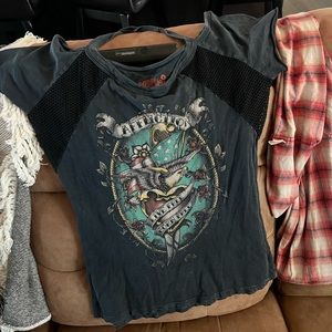 Affliction Short Sleeve Tee Medium